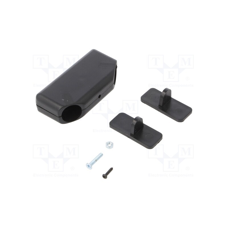 1 pcs x MASZCZYK - KM-92/BK - Enclosure: for alarms, X: 35mm, Y: 72mm, Z: 18mm, ABS, black