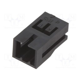 10 pcs x HIROSE - DF3-2EP-2C - Plug, wire-wire/PCB, male, DF3, 2mm, PIN: 2, w/o contacts, for cable