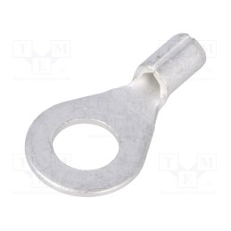 10 pcs x NINIGI - ST-086/2 - Tip: ring, M5, 0.5÷1mm2, crimped, for cable, non-insulated, tinned