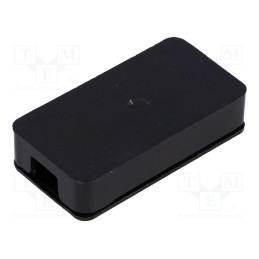 1 pcs x SUPERTRONIC - PP058N-S - Enclosure: junction box, X: 49mm, Y: 25.5mm, Z: 11mm, ABS, black