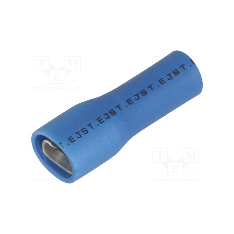 10 pcs x JST - LVDDF2-187A-5 BU (PA)(S) K - Terminal: flat, 4.8mm, 0.5mm, female, 1÷2.5mm2, crimped, for cable