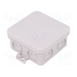1 pcs x SPELSBERG - 33290701 - Enclosure: junction box, X: 75mm, Y: 75mm, Z: 37mm, polypropylene PP