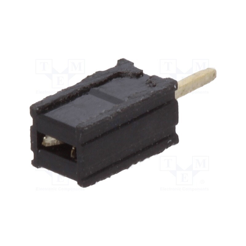 10 pcs x CONNFLY - DS1065-07-1*1S8BV - Socket, pin strips, female, PIN: 1, straight, 1.27mm, THT, 1x1