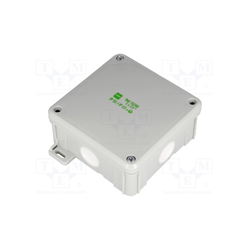 1 pcs x ELEKTRO-PLAST NASIELSK - 0290-04 - Enclosure: junction box, X: 98mm, Y: 98mm, Z: 46mm, wall mount, IP55