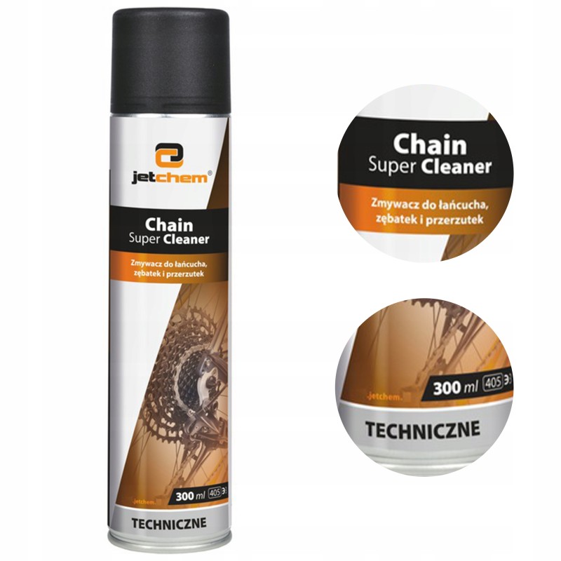 For cleaning the chain, cleaner 300 ml