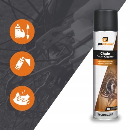 For cleaning the chain, cleaner 300 ml