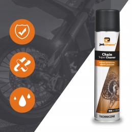 For cleaning the chain, cleaner 300 ml