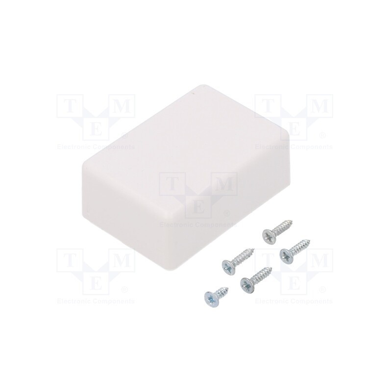 1 pcs x SUPERTRONIC - PP085CW-S - Enclosure: multipurpose, X: 31mm, Y: 45mm, Z: 20mm, ABS, white