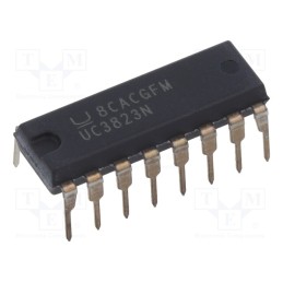 1 pcs x TEXAS INSTRUMENTS - UC3823N - IC: PMIC, PWM controller, DIP16, 0÷70°C, 9.2÷30V, , SMPS, 0÷85%