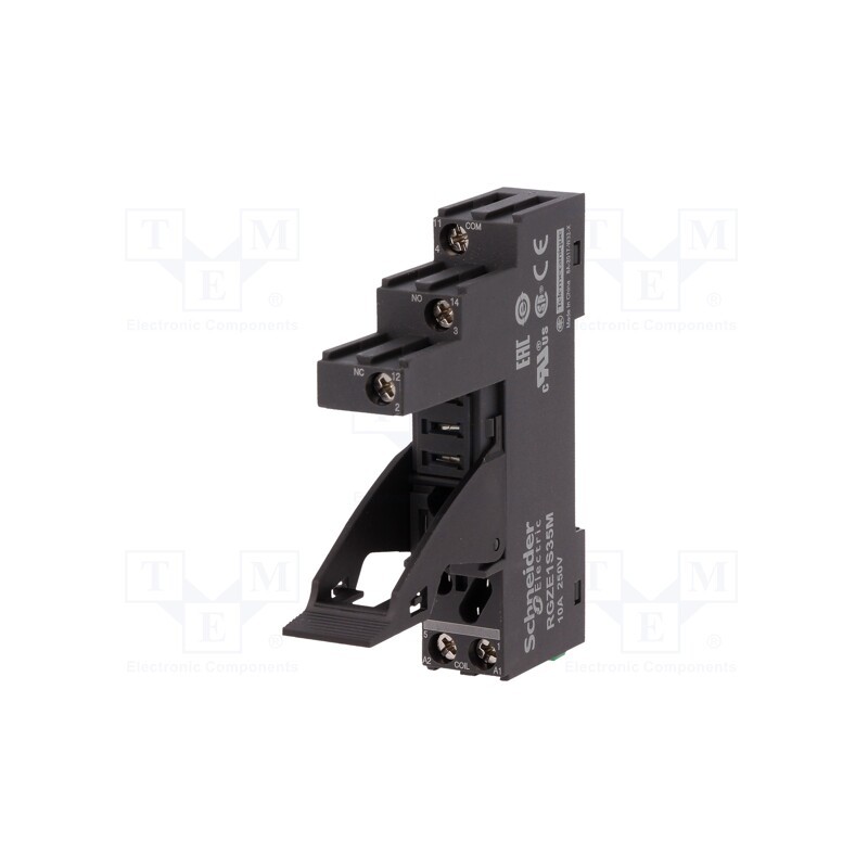 1 pcs x SCHNEIDER ELECTRIC - RGZE1S35M - Socket, PIN: 5, 10A, 250VAC, for DIN rail mounting, Series: RXG