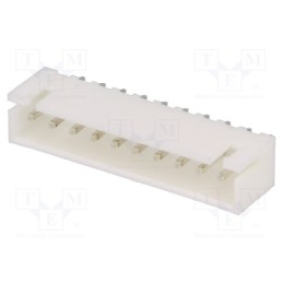 10 pcs x JOINT TECH - A2501WV-10P1 - Socket, wire-board, male, A2501, 2.5mm, PIN: 10, THT, 250V, 3A, tinned
