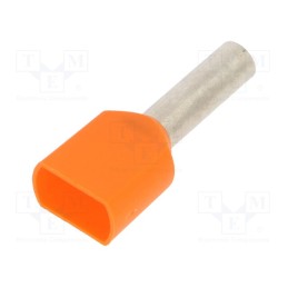 10 pcs x BM GROUP - BM00760 - Tip: bootlace ferrule, insulated,double, copper, 4mm2, 12mm, 12AWG