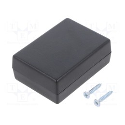 1 pcs x KRADEX - Z24A ABS - Enclosure: multipurpose, X: 48mm, Y: 67mm, Z: 25mm, ABS, black