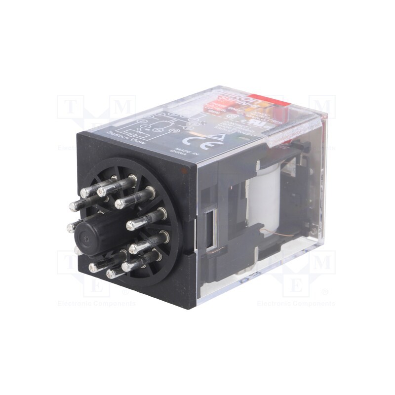 1 pcs x OMRON - MKS3PIN-5 AC24 - Relay: electromagnetic, 3PDT, Ucoil: 24VAC, Icontacts max: 10A