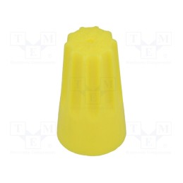 10 pcs x NINIGI - ST-130/Y - Quick splice, 22AWG÷10AWG, screwed, yellow, max.105°C