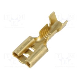 10 pcs x VOGT - 3833.6 - Terminal: flat, 6.3mm, 0.8mm, female, 1÷2.5mm2, crimped, for cable