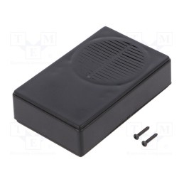 1 pcs x MASZCZYK - KM-26NB/BK - Enclosure: specialist, X: 55mm, Y: 89mm, Z: 23mm, ABS, black