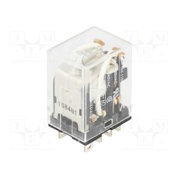 1 pcs x OMRON - LY2 12VAC - Relay: electromagnetic, DPDT, Ucoil: 12VAC, Icontacts max: 10A