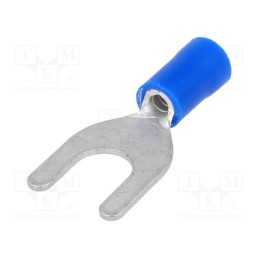 10 pcs x NINIGI - ST-096/B - Tip: fork, M6, Ø: 6.4mm, 1.5÷2.5mm2, crimped, for cable, insulated