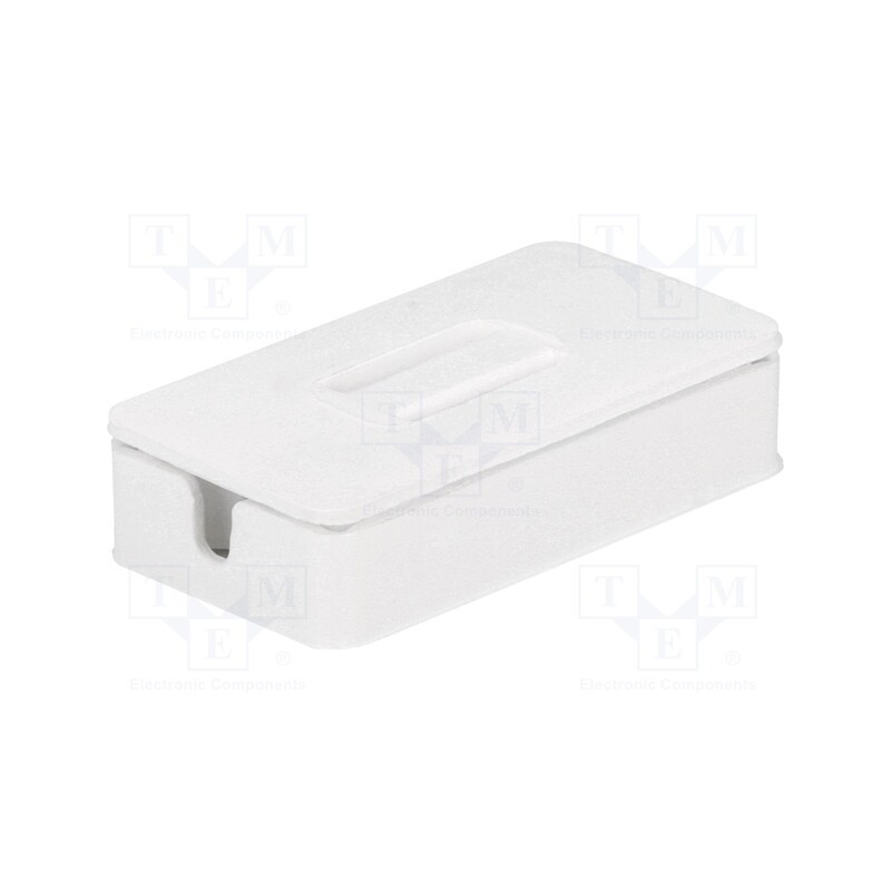 1 pcs x SUPERTRONIC - PP058W-S - Enclosure: junction box, X: 49mm, Y: 25.5mm, Z: 11mm, ABS, white