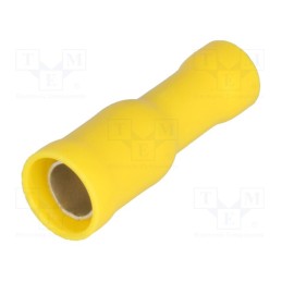 10 pcs x NINIGI - ST-051/Y - Terminal: round, female, Ø: 5mm, 4÷6mm2, crimped, for cable, yellow