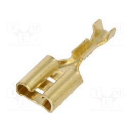 10 pcs x IMP - 662.08.00.3 - Terminal: flat, 6.3mm, 0.8mm, female, 0.25÷0.5mm2, crimped, none