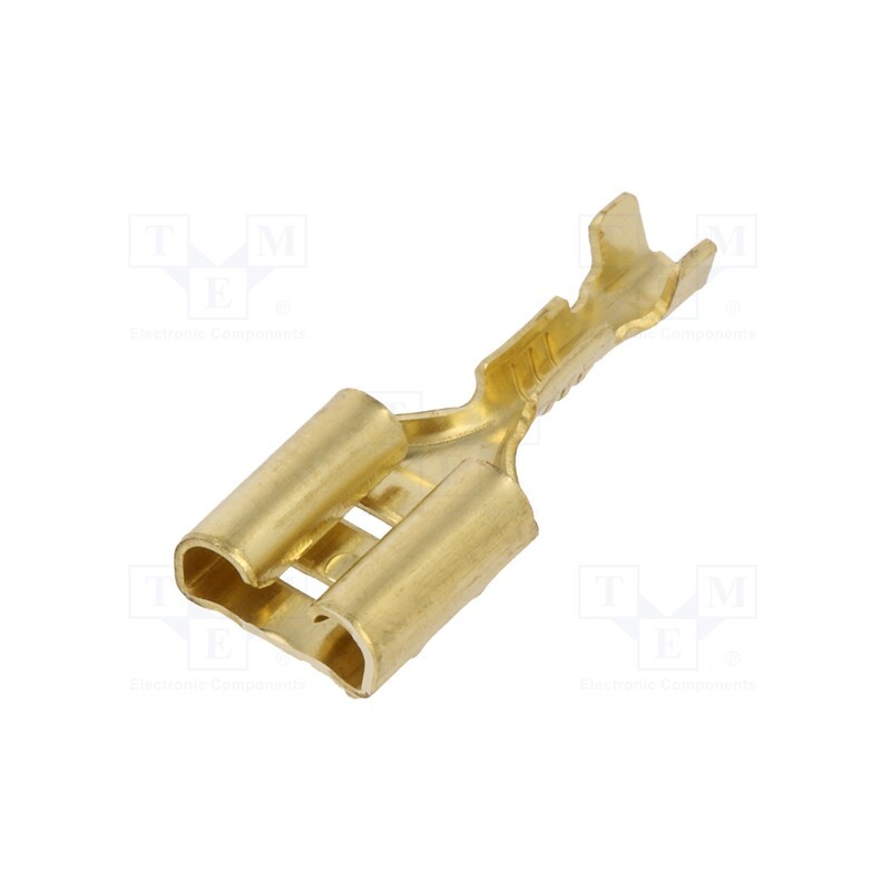 10 pcs x IMP - 662.08.00.3 - Terminal: flat, 6.3mm, 0.8mm, female, 0.25÷0.5mm2, crimped, none