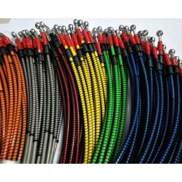 Rigid, flexible brake lines