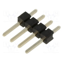 10 pcs x HARWIN - M20-9990445 - Pin header, pin strips, male, 2.54mm, PIN: 4, THT, on PCBs, straight