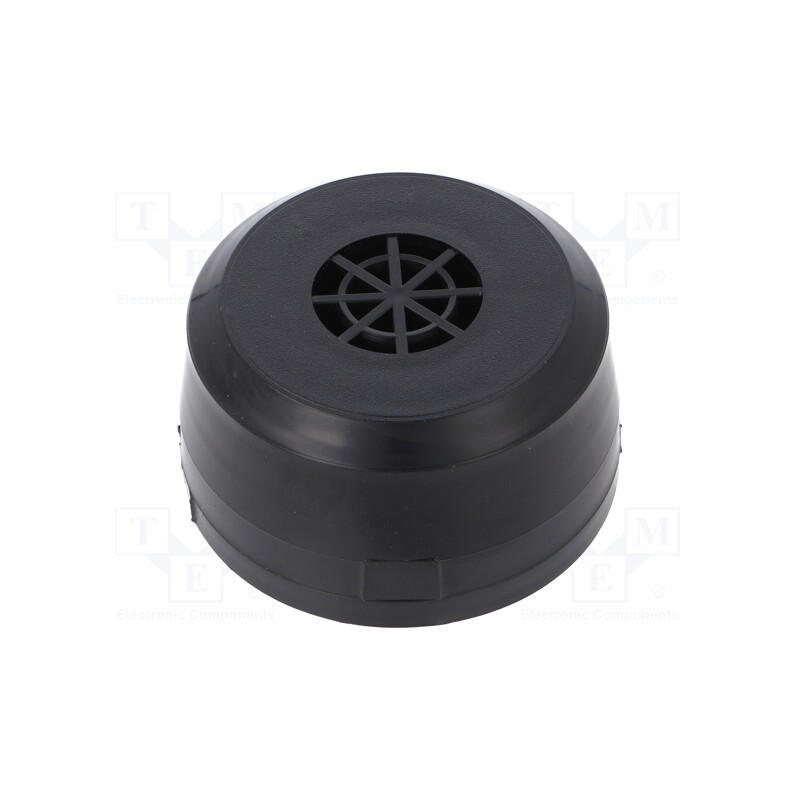 1 pcs x MASZCZYK - KM-52B/BK - Enclosure: for alarms, Z: 52mm, ABS, black, Ø: 30mm