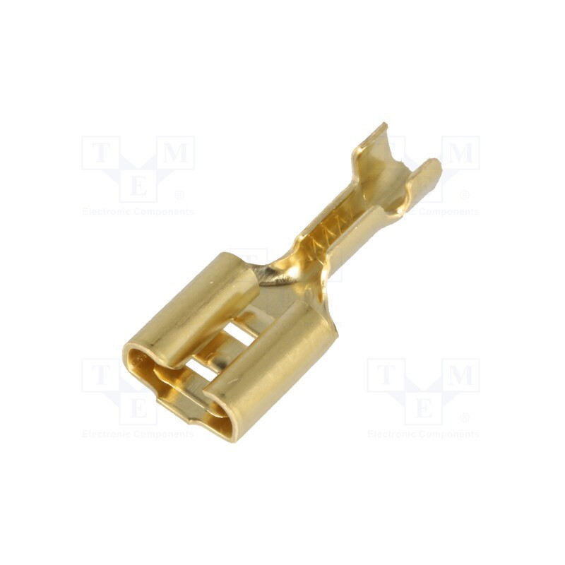 10 pcs x VOGT - 3831N.60 - Terminal: flat, 6.3mm, 0.8mm, female, 0.5÷1mm2, crimped, for cable