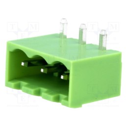 10 pcs x XINYA - XY2500R-B(5.0)-3P - Pluggable terminal block, Contacts ph: 5mm, ways: 3, angled 90°