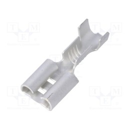 10 pcs x TE Connectivity - 41274 - Terminal: flat, 6.3mm, 0.8mm, female, 0.8÷2mm2, crimped, for cable