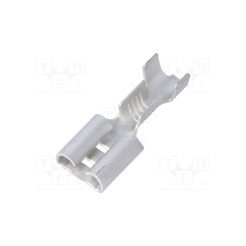 10 pcs x TE Connectivity - 41274 - Terminal: flat, 6.3mm, 0.8mm, female, 0.8÷2mm2, crimped, for cable