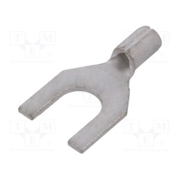 10 pcs x NINIGI - ST-096/2 - Tip: fork, M5, 0.5÷1mm2, crimped, for cable, non-insulated, tinned