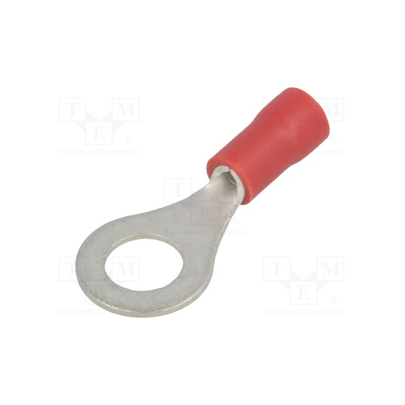 10 pcs x NINIGI - ST-083/R - Tip: ring, M6, Ø: 6.4mm, 0.5÷1mm2, crimped, for cable, insulated