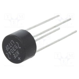 1 pcs x NTE Electronics - NTE5304 - Bridge rectifier: single-phase, Urmax: 400V, If: 1.5A, Ifsm: 50A