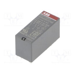 1 pcs x ABB - 1SVR405601R7000 - Relay: electromagnetic, DPDT, Ucoil: 110VAC, 8A, max.250VAC, PCB