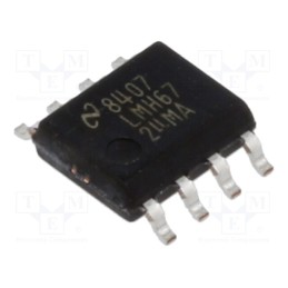 1 pcs x TEXAS INSTRUMENTS - LMH6724MA/NOPB - IC: operational amplifier, 370MHz, Ch: 2, SO8, 4.5÷12VDC,