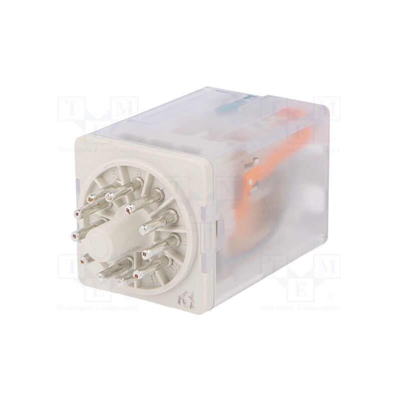 1 pcs x ABB - 1SVR405622R4100 - Relay: electromagnetic, 3PDT, Ucoil: 12VDC, Icontacts max: 10A
