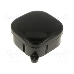 1 pcs x PAWBOL - A.0018C - Enclosure: junction box, X: 92mm, Y: 92mm, Z: 44mm, IP54, black