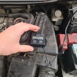 Operating hours counter for motorcycle lawn mower