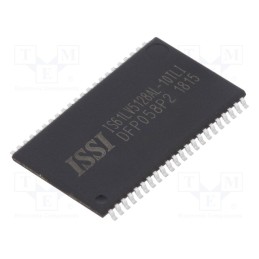 1 pcs x ISSI - IS61LV5128AL-10TLI - IC: SRAM memory, 4MbSRAM, 512kx8bit, 3.3V, 10ns, TSOP44 II