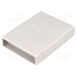 1 pcs x MASZCZYK - KM-20 GY - Enclosure: multipurpose, X: 68mm, Y: 91mm, Z: 18mm, ABS, grey, screwed
