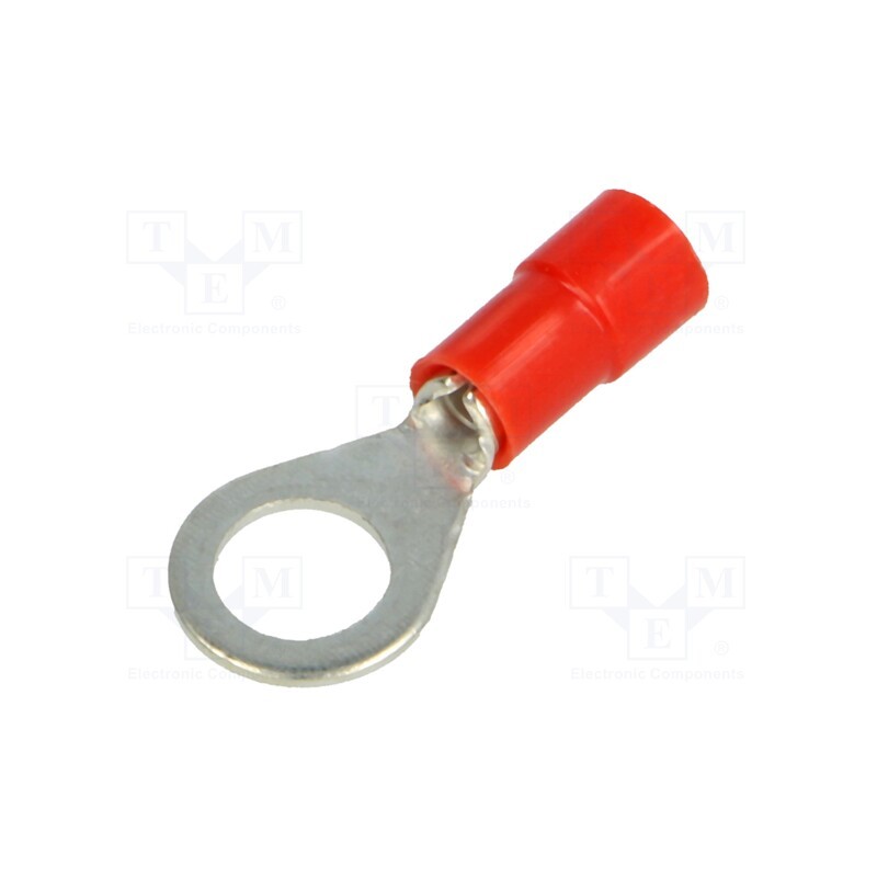 10 pcs x BM GROUP - BM 00131 - Tip: ring, M6, Ø: 6.2mm, 0.25÷1.5mm2, crimped, for cable, insulated