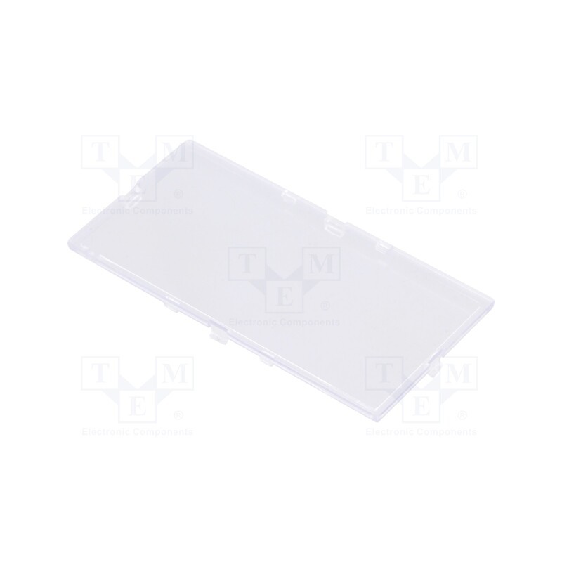 1 pcs x ITALTRONIC - P05050721F - Front panel, without frame,with holder, transparent