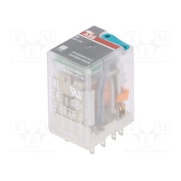1 pcs x ABB - 1SVR405612R9400 - Relay: electromagnetic, 3PDT, Ucoil: 220VDC, Icontacts max: 10A