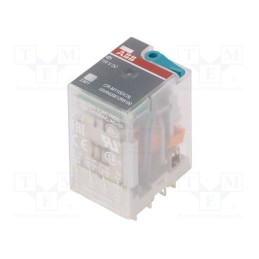 1 pcs x ABB - 1SVR405612R8100 - Relay: electromagnetic, 3PDT, Ucoil: 110VDC, Icontacts max: 10A