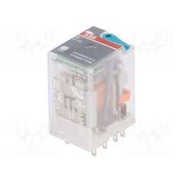 1 pcs x ABB - 1SVR405611R6400 - Relay: electromagnetic, DPDT, Ucoil: 48VDC, Icontacts max: 12A