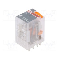 1 pcs x ABB - 1SVR405611R0000 - Relay: electromagnetic, DPDT, Ucoil: 24VAC, Icontacts max: 12A